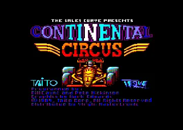 Continental Circus (UK) (1989) (Trainer) screen shot title